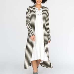 Sold!! Do not claim ‼️DUSTER OLIVE AND CREAM